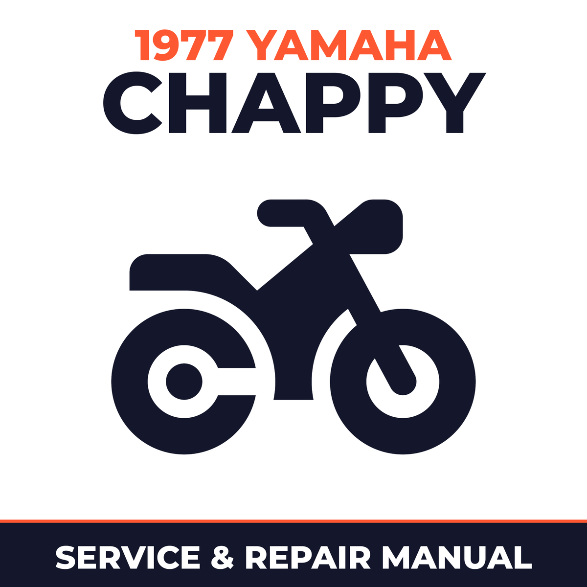 1977 Yamaha CHAPPY Service and Repair Manual - motorcycle workshop manual cover