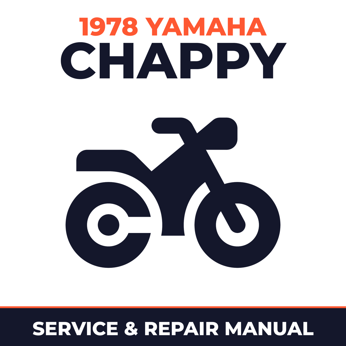 1978 Yamaha CHAPPY Service and Repair Manual - motorcycle workshop manual cover