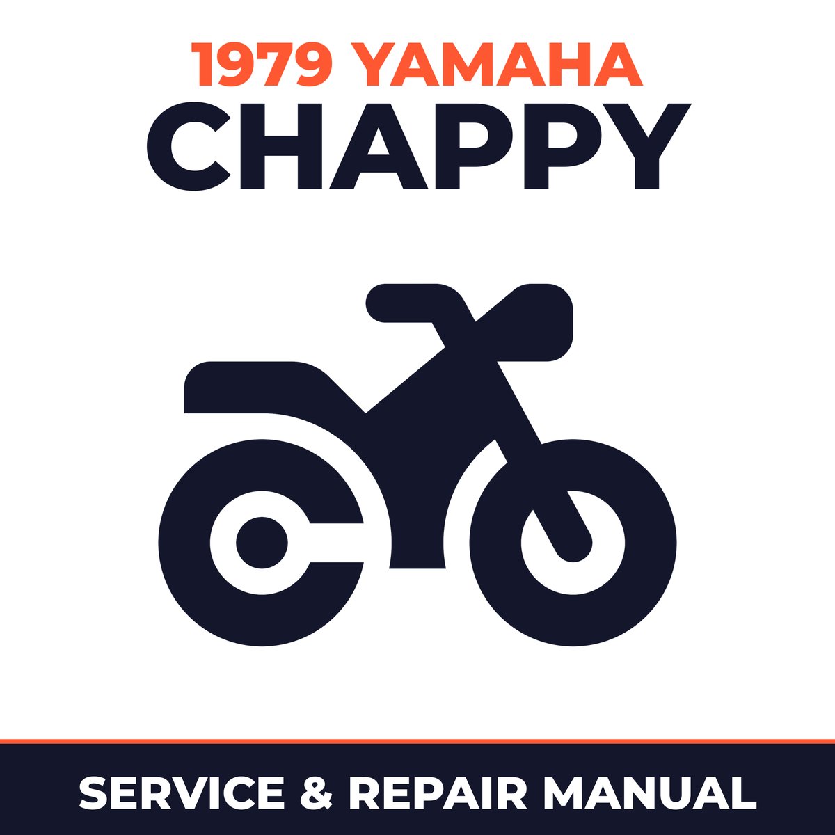 1979 Yamaha CHAPPY Service and Repair Manual - motorcycle workshop manual cover