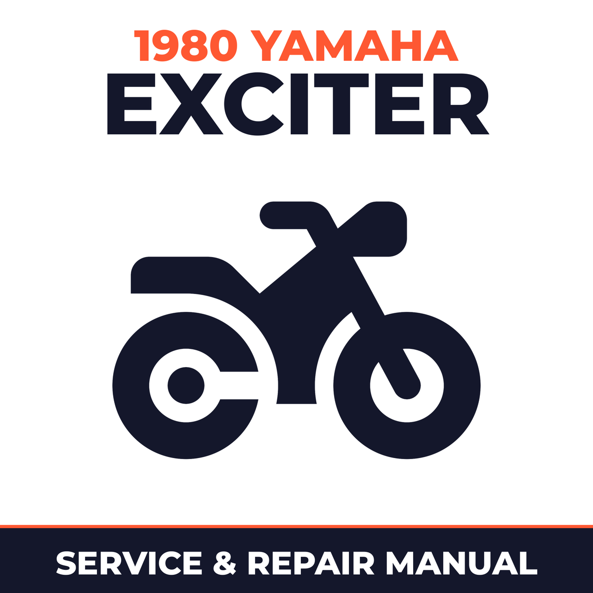 1980 Yamaha EXCITER Service and Repair Manual - motorcycle workshop manual cover