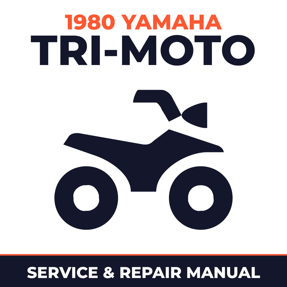 1980 Yamaha TRI-MOTO Service and Repair Manual - ATV workshop manual cover