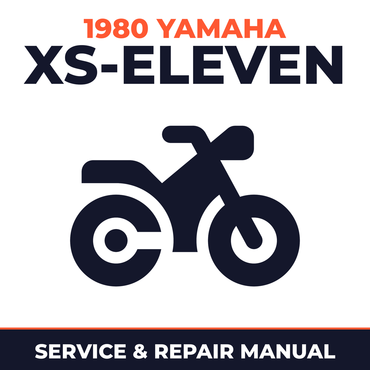 1980 Yamaha XS-Eleven Service and Repair Manual - motorcycle workshop manual cover