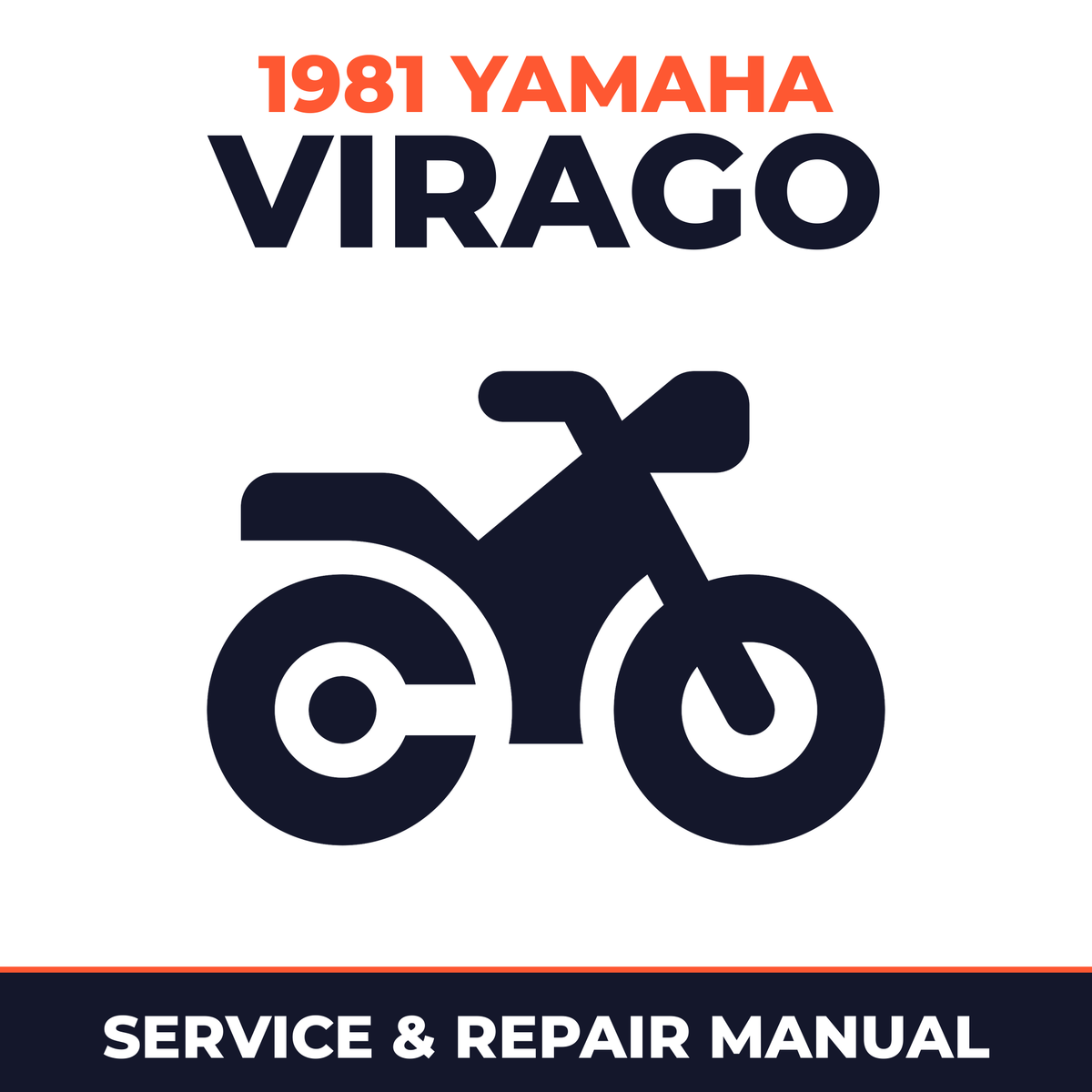 1981 Yamaha Virago Service and Repair Manual - motorcycle workshop manual cover