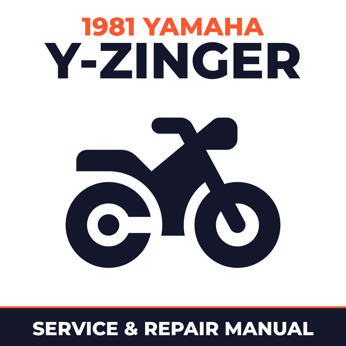 1981 Yamaha Y-Zinger Service and Repair Manual - motorcycle workshop manual cover