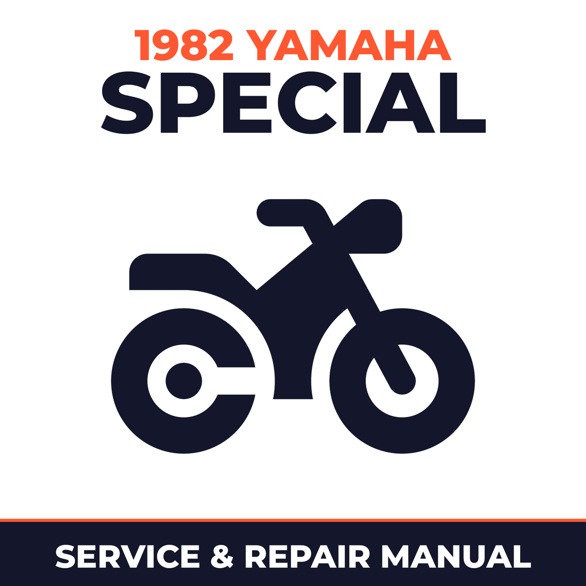 1982 Yamaha Special Service and Repair Manual - motorcycle workshop manual cover