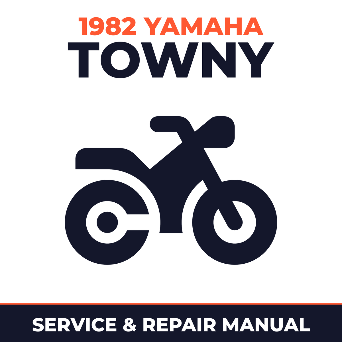 1982 Yamaha TOWNY Service and Repair Manual - motorcycle workshop manual cover