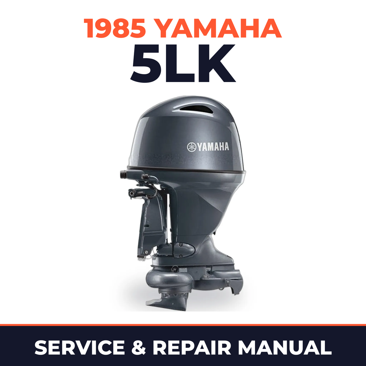 1985 Yamaha 5LK 2 stroke Service and Repair Manual