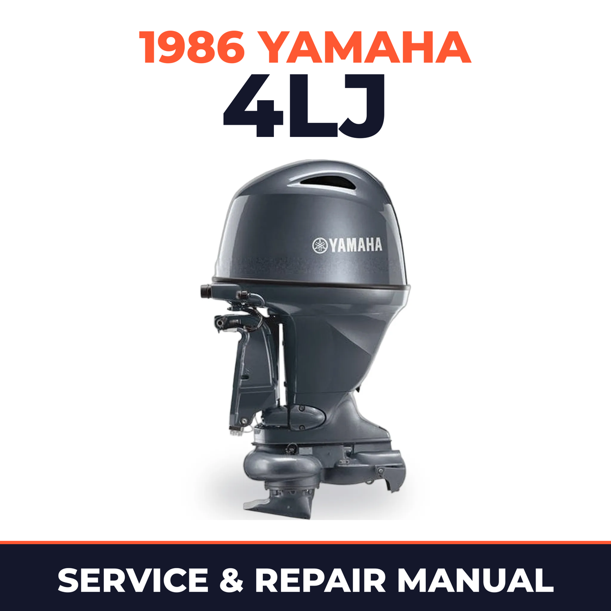 1986 Yamaha 4LJ 2 stroke Service and Repair Manual