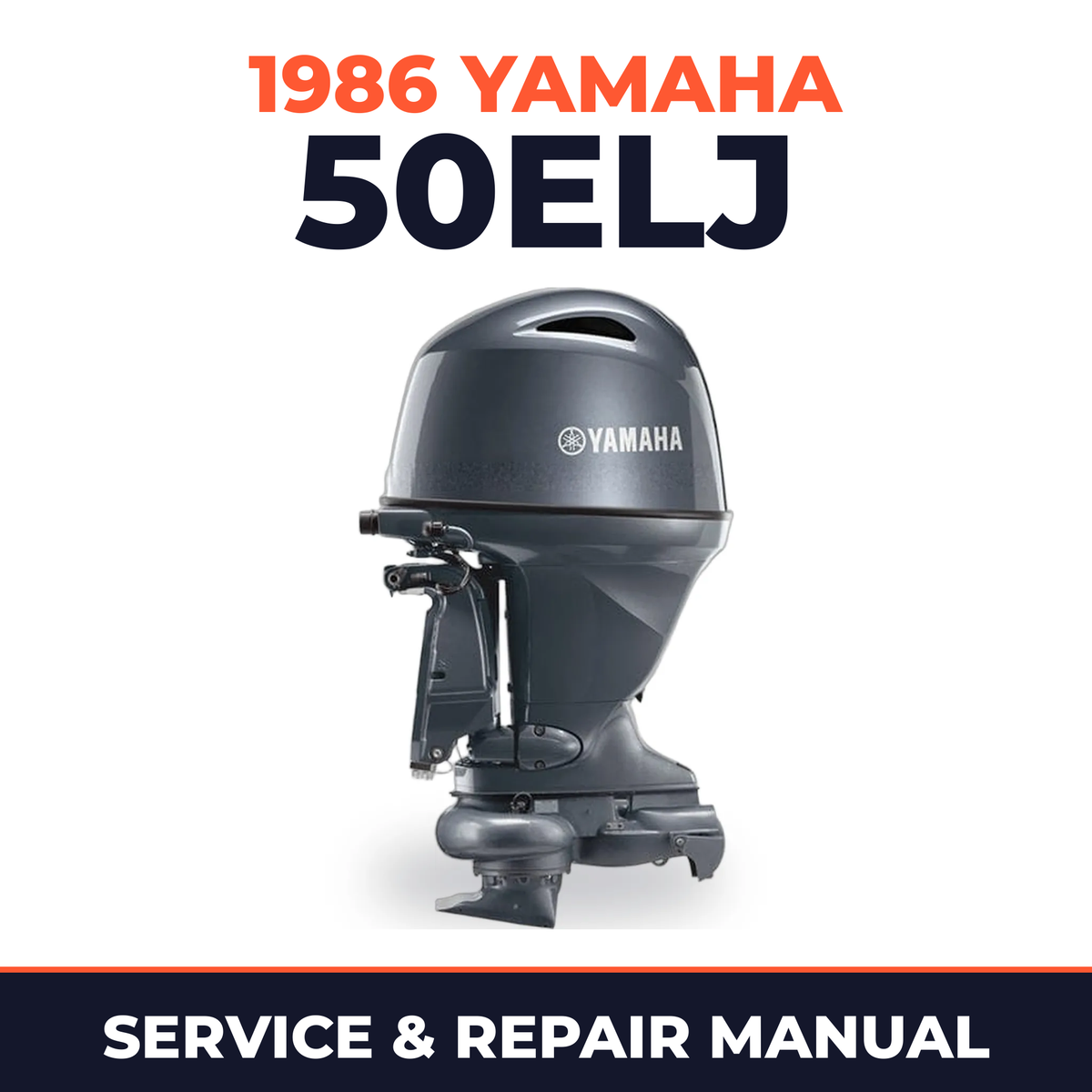 1986 Yamaha 50ELJ 2 stroke Service and Repair Manual