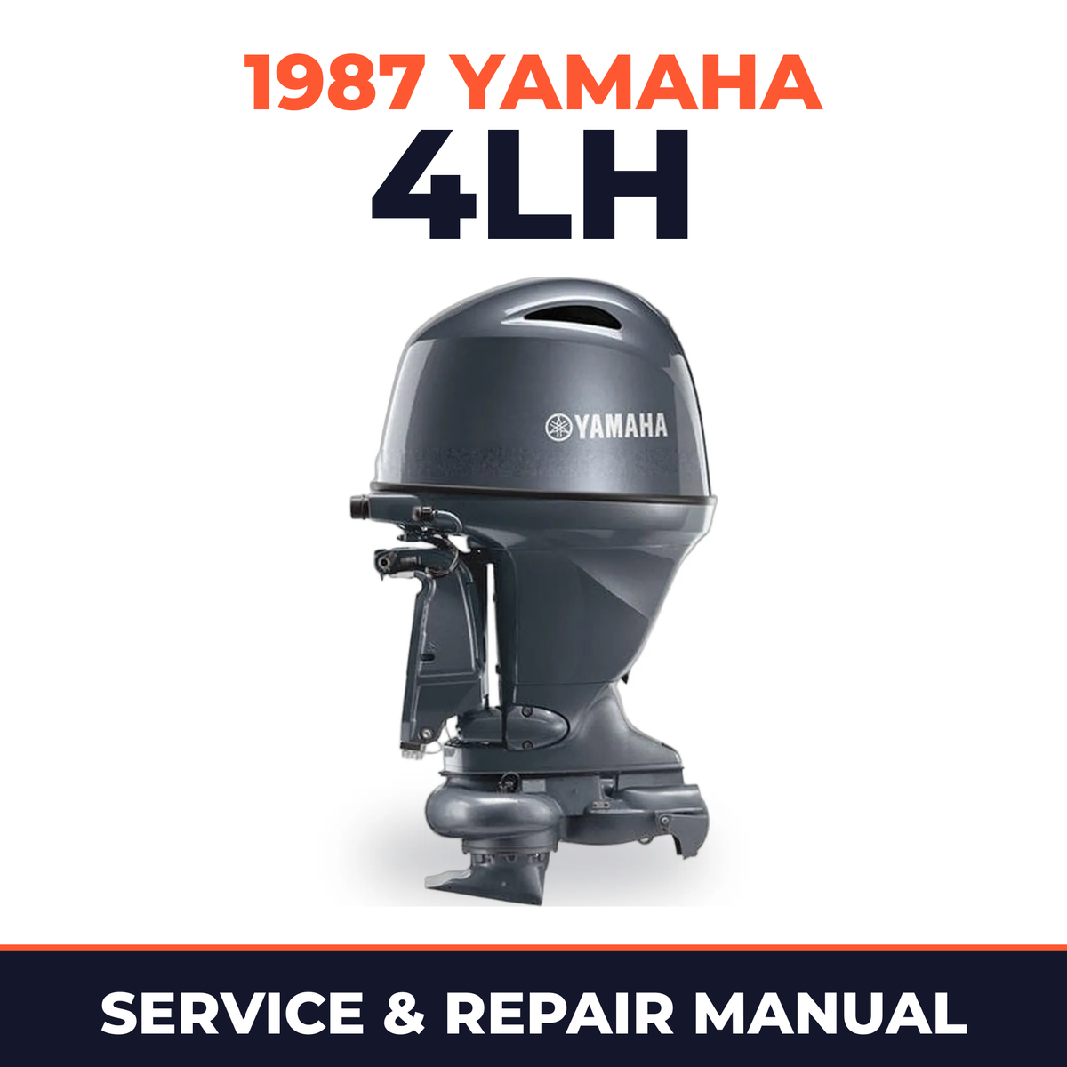 1987 Yamaha 4LH 2 stroke Service and Repair Manual