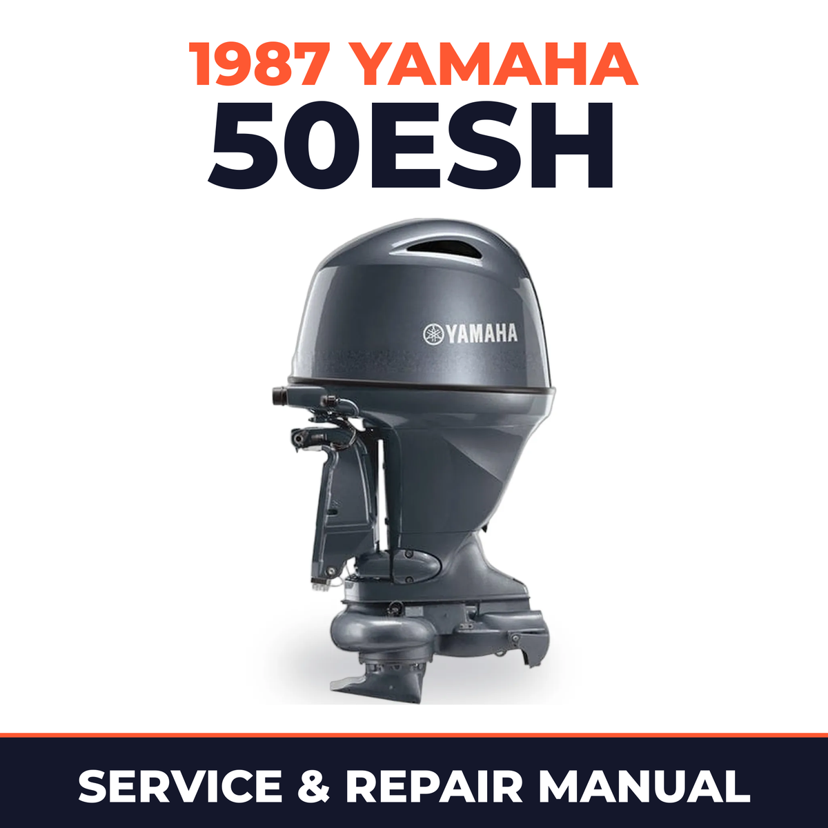 1987 Yamaha 50ESH 2 stroke Service and Repair Manual