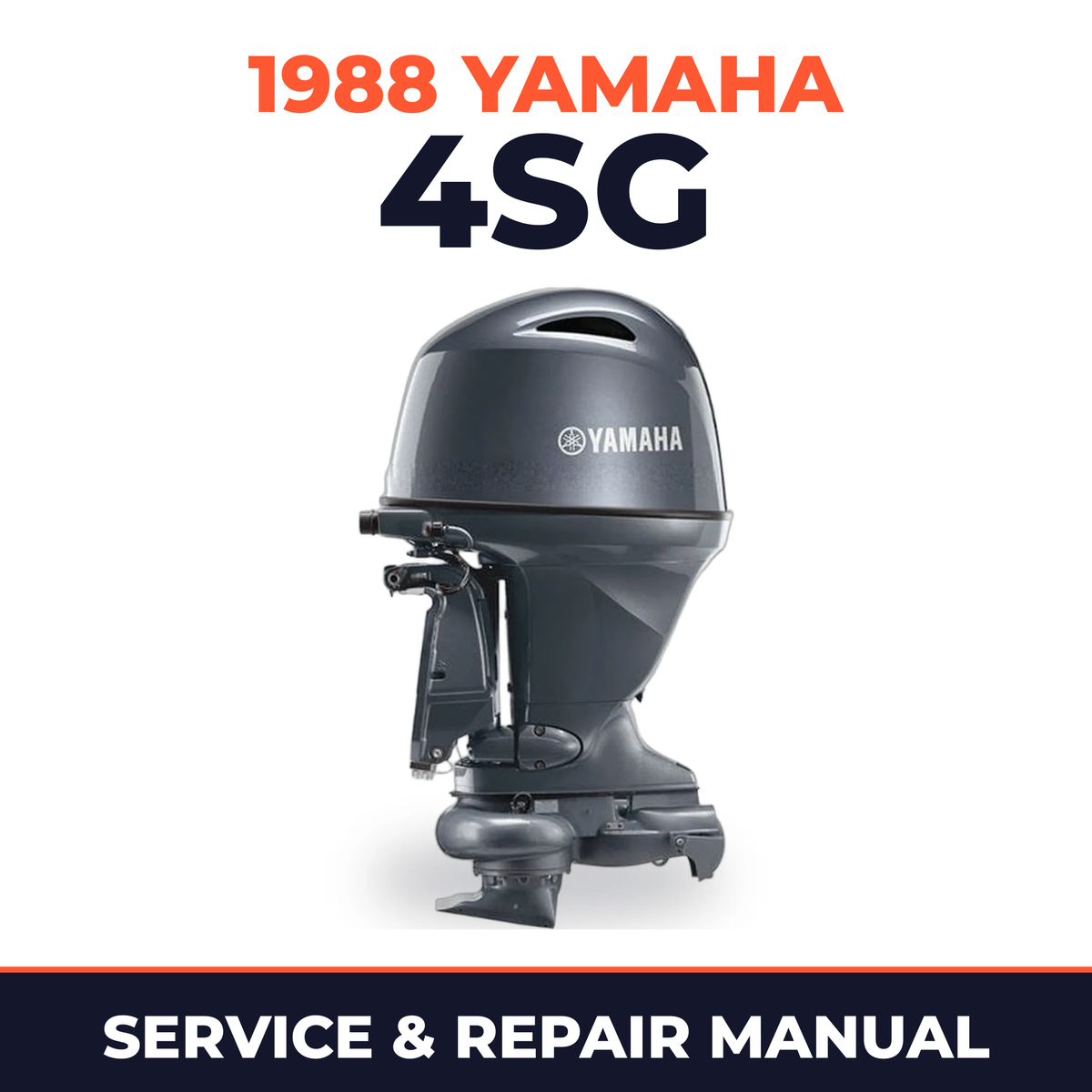 1988 Yamaha 4SG 2 stroke Service and Repair Manual