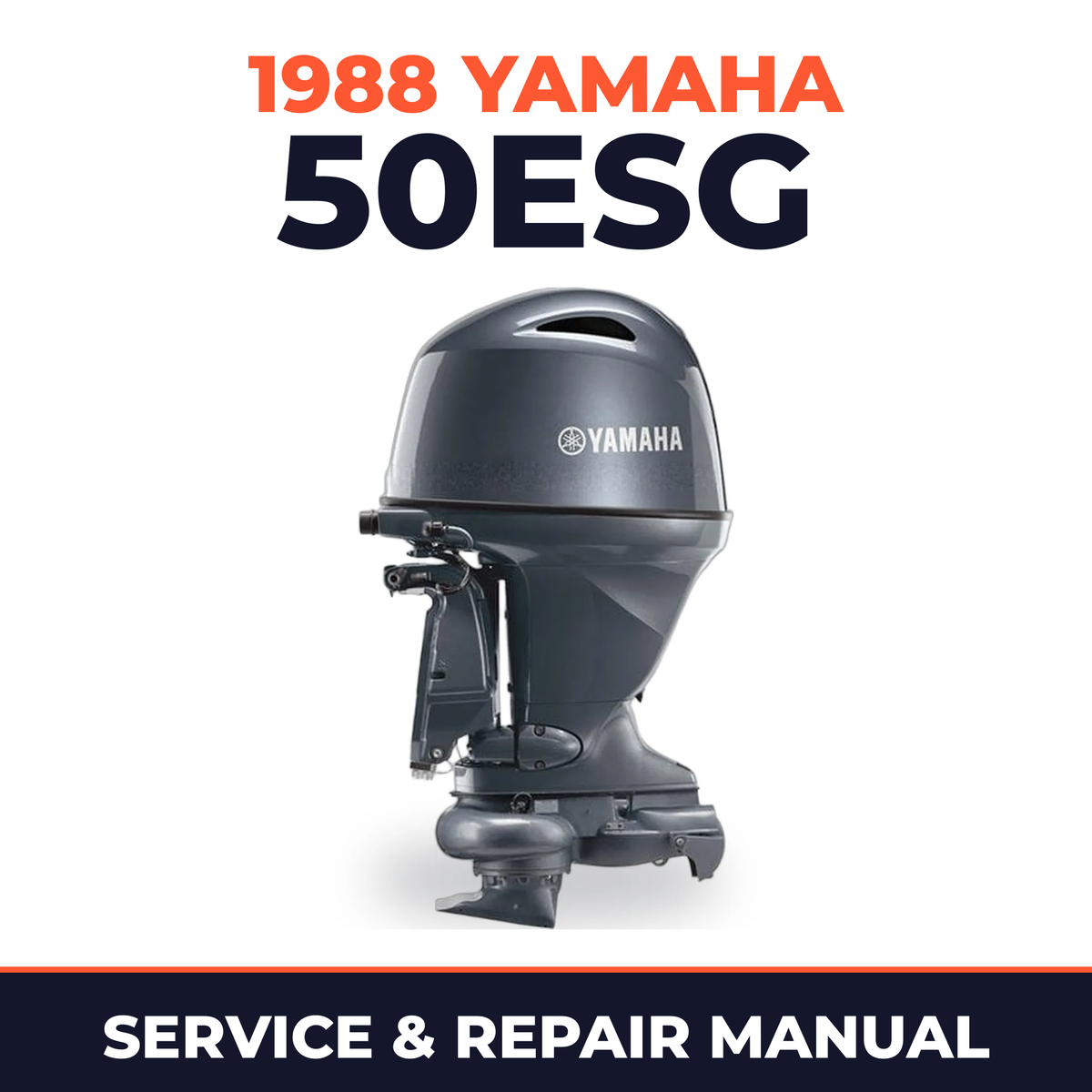 1988 Yamaha 50ESG 2 stroke Service and Repair Manual