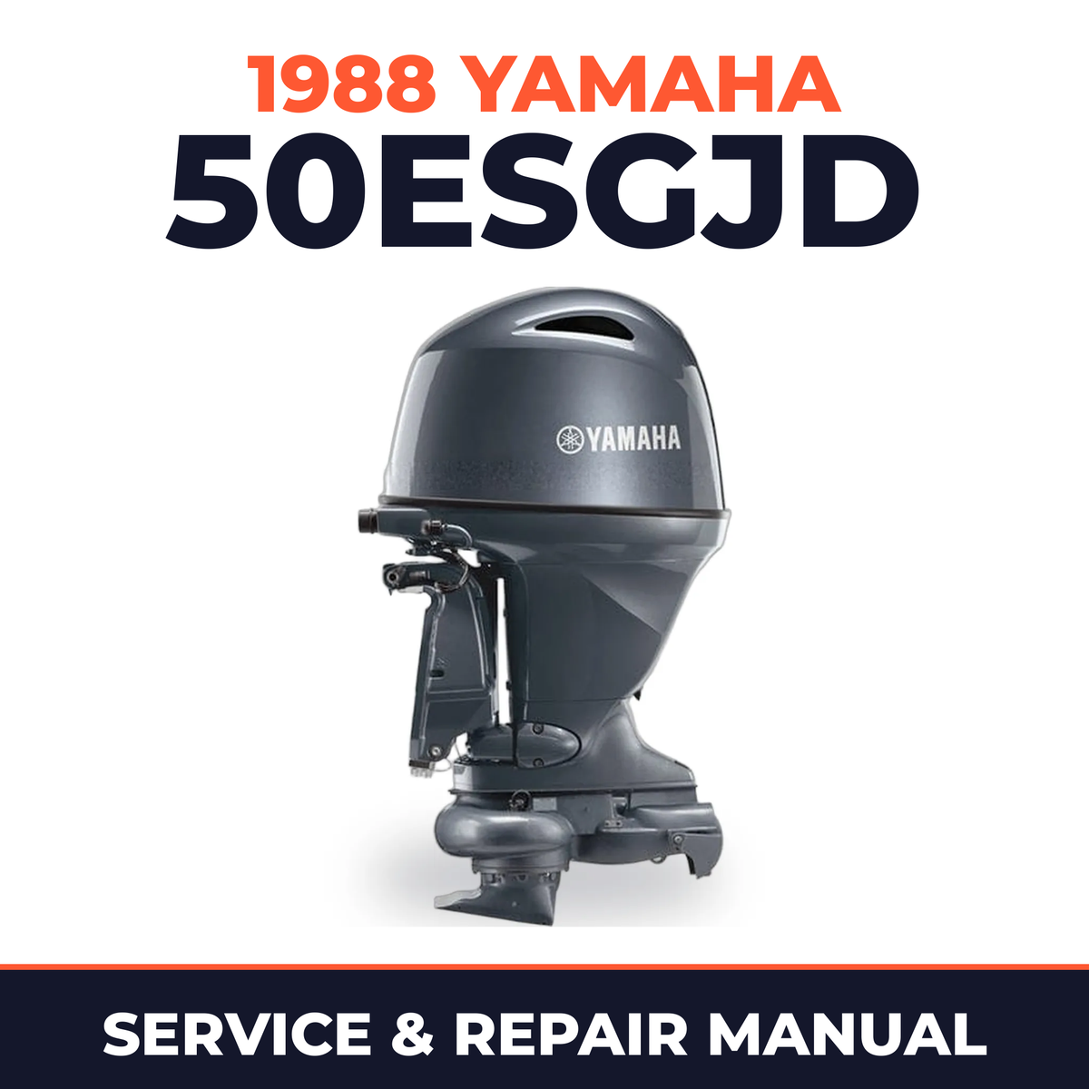1988 Yamaha 50ESGJD 2 stroke Service and Repair Manual