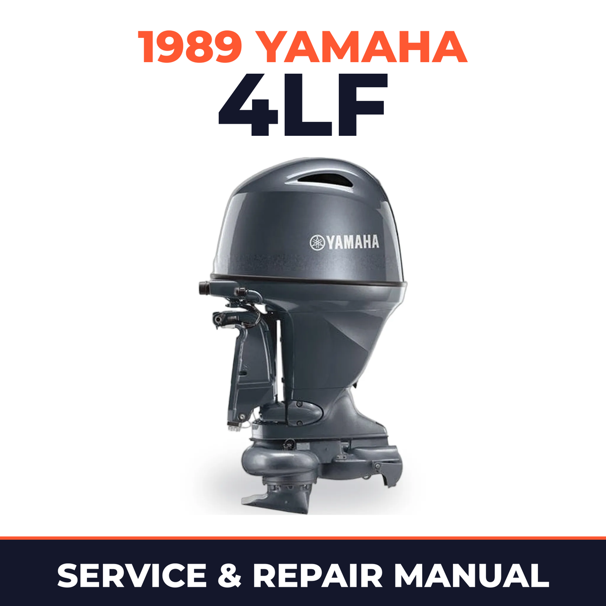 1989 Yamaha 4LF 2 stroke Service and Repair Manual
