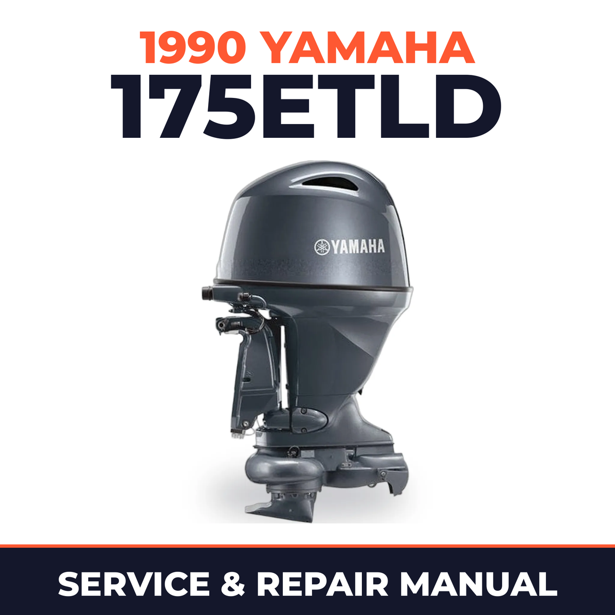 1990 Yamaha 175ETLD 2 stroke Service and Repair Manual