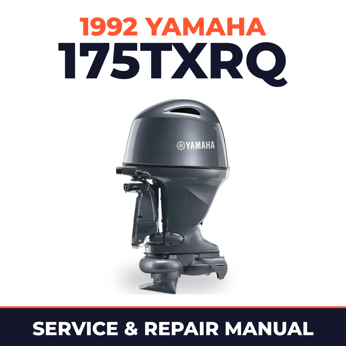 1992 Yamaha 175TXRQ 2 stroke Service and Repair Manual