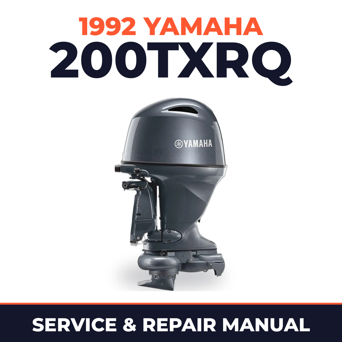 1992 Yamaha 200TXRQ 2 stroke Service and Repair Manual