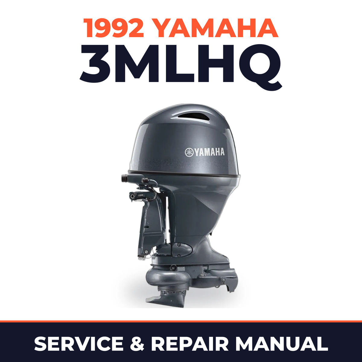 1992 Yamaha 3MLHQ 2 stroke Service and Repair Manual