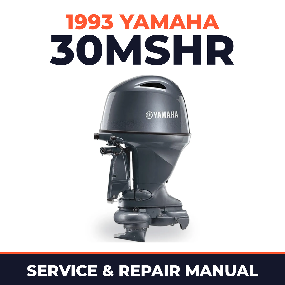 1993 Yamaha 30MSHR 2 stroke Service and Repair Manual