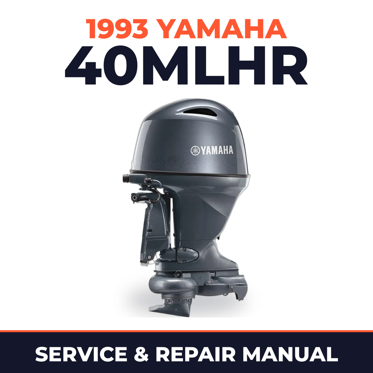 1993 Yamaha 40MLHR 2 stroke Service and Repair Manual