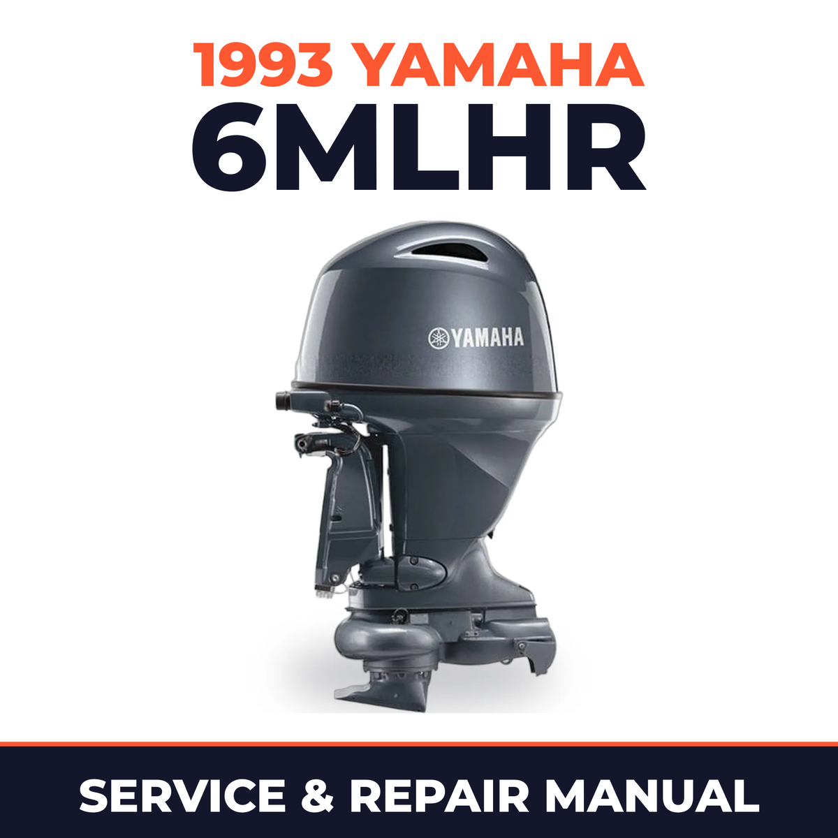 1993 Yamaha 6MLHR 2 stroke Service and Repair Manual