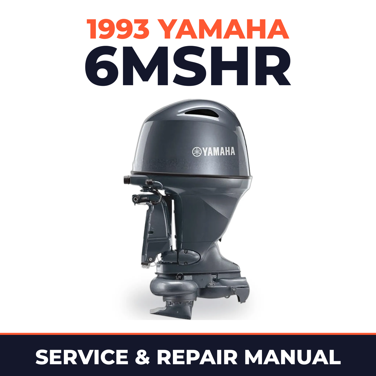 1993 Yamaha 6MSHR 2 stroke Service and Repair Manual