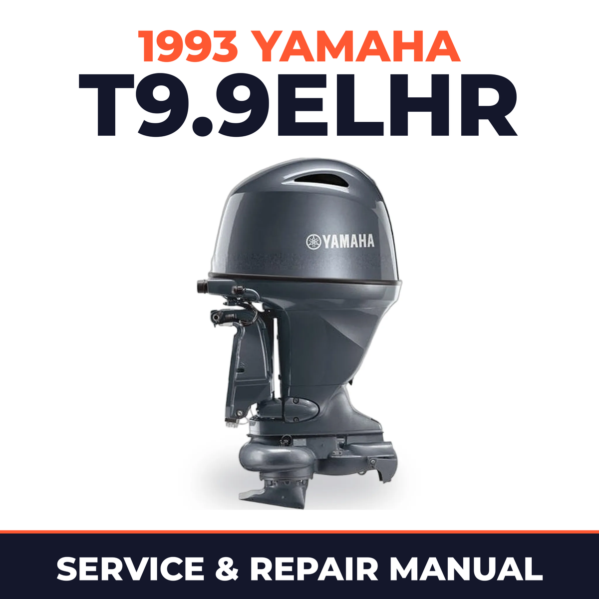 1993 Yamaha T9.9ELHR 2 stroke Service and Repair Manual