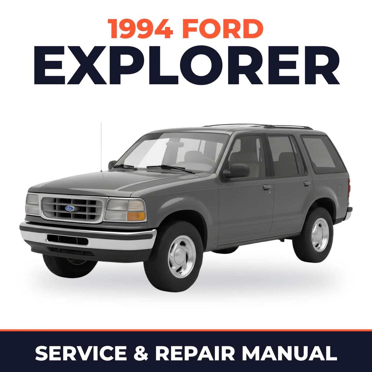 1994 Ford Explorer service and repair manual cover with vehicle photo