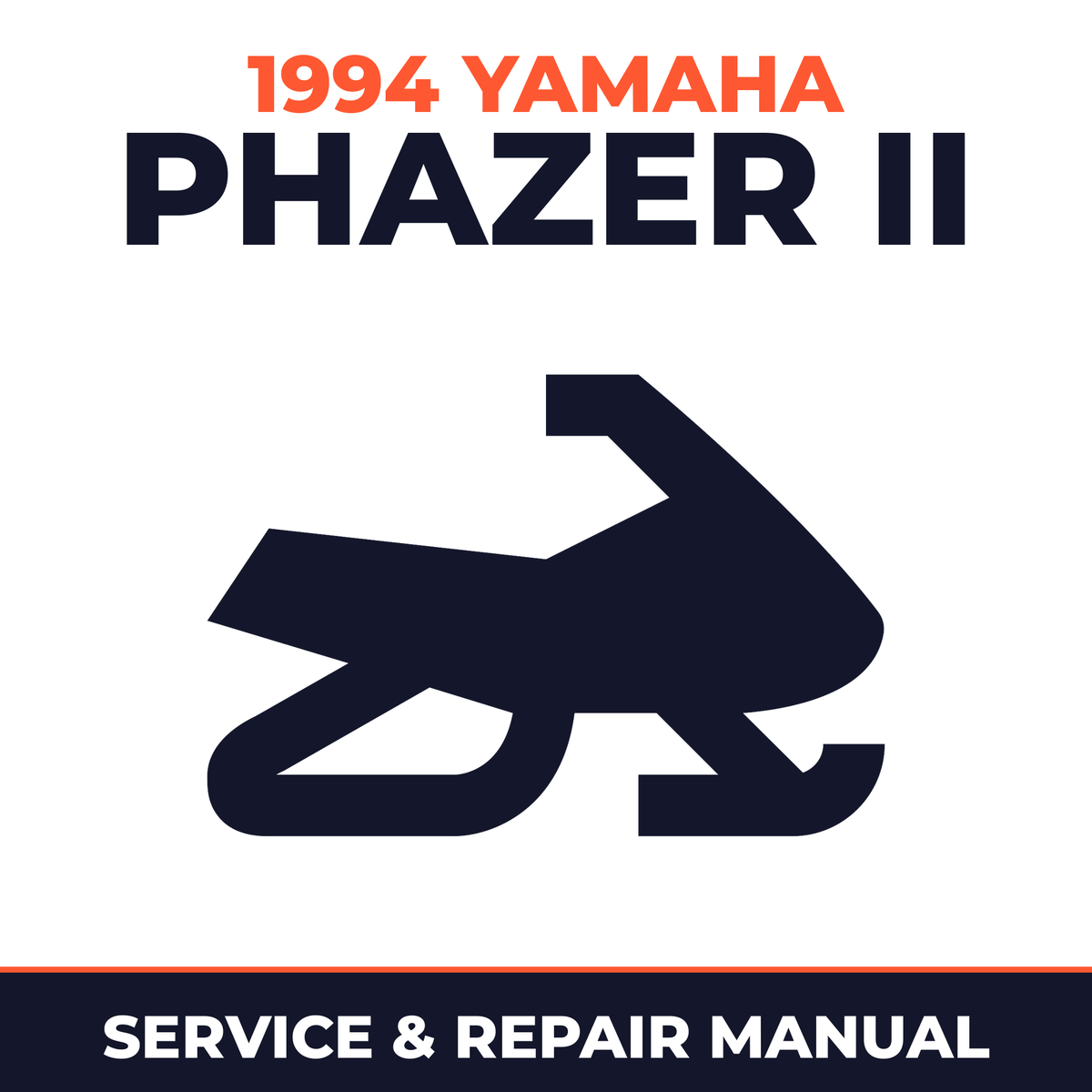 1994 Yamaha Phazer II Service and Repair Manual - snowmobile workshop manual cover