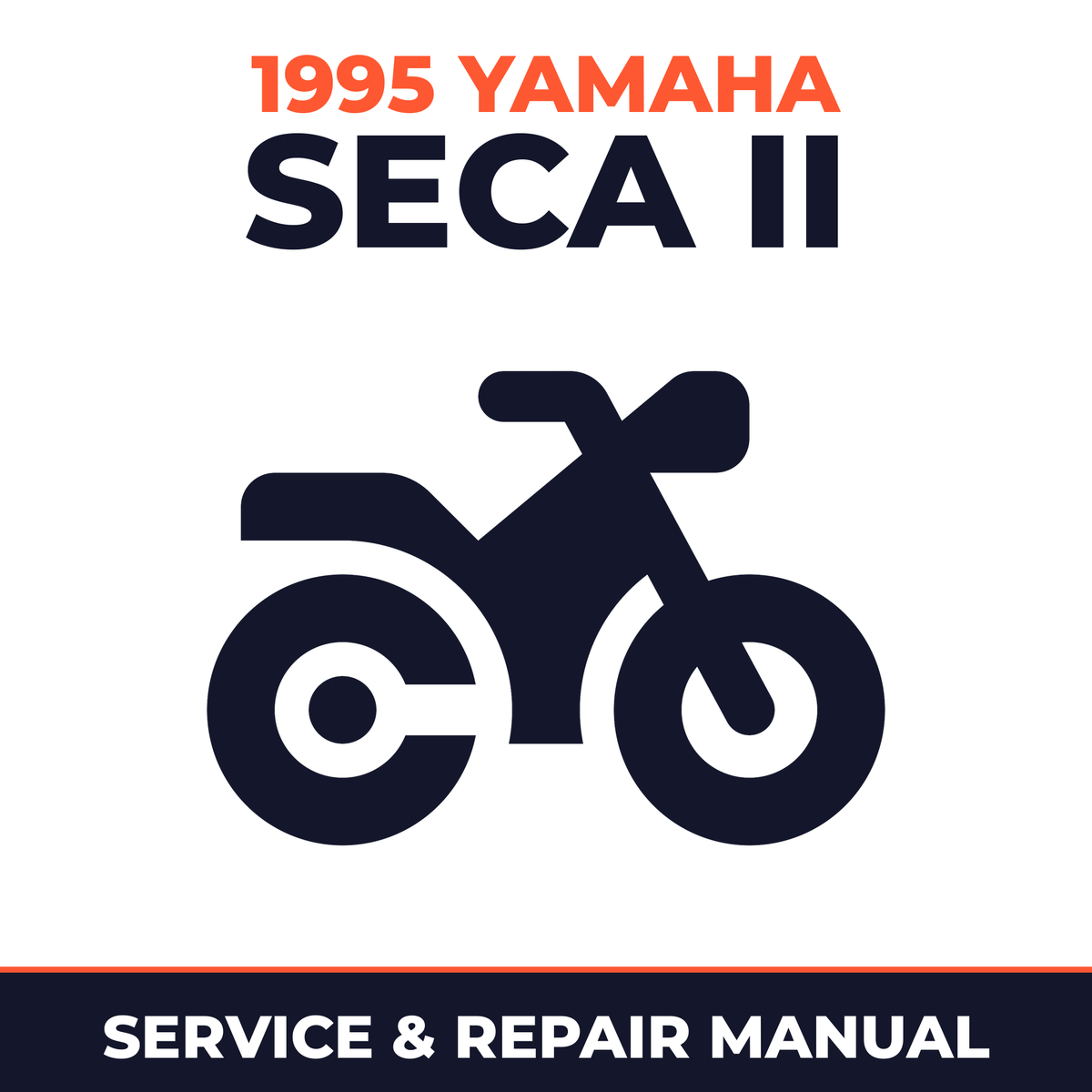 1995 Yamaha SECA II Service and Repair Manual - motorcycle workshop manual cover