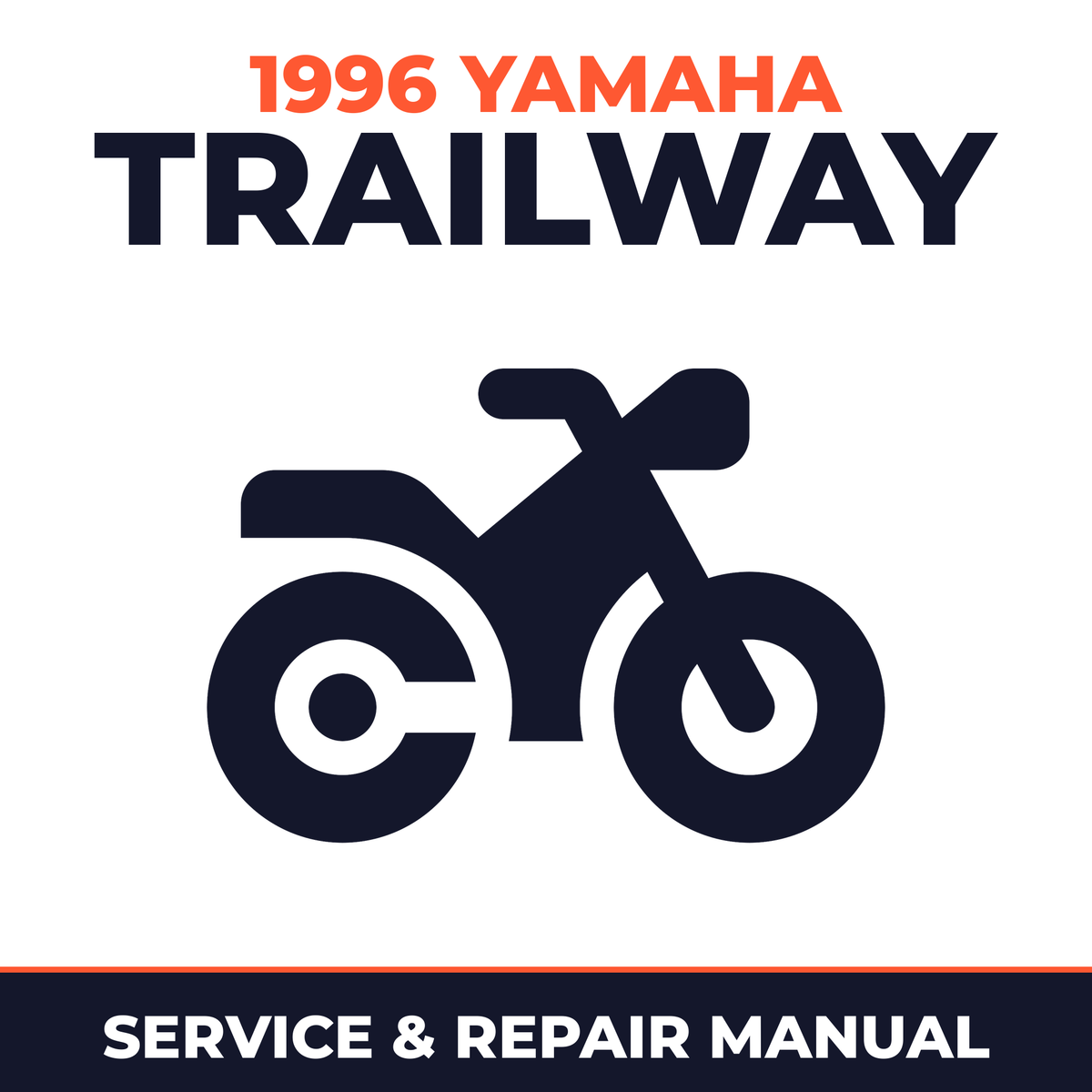 1996 Yamaha TRAILWAY Service and Repair Manual - motorcycle workshop manual cover