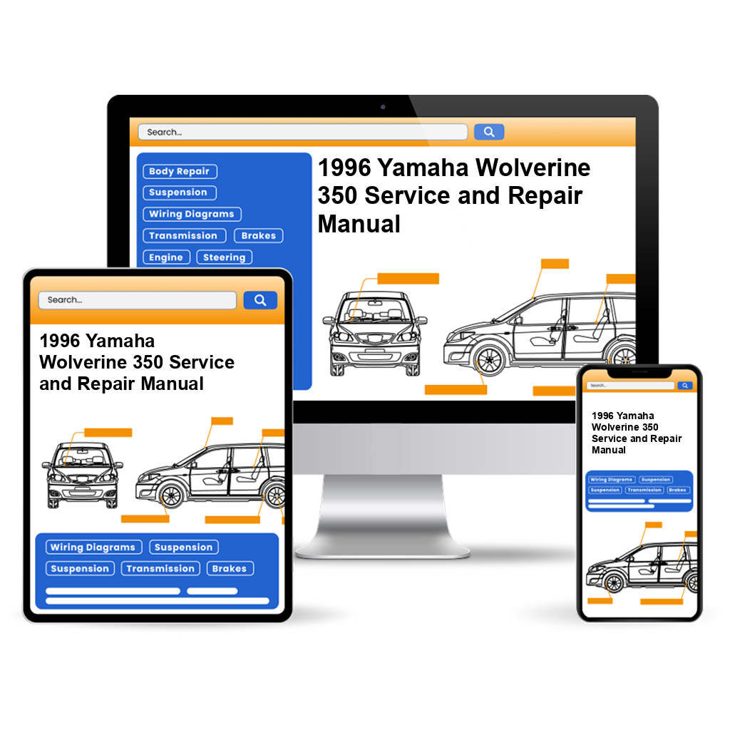 1996 Yamaha Wolverine 350 Service and Repair Manual