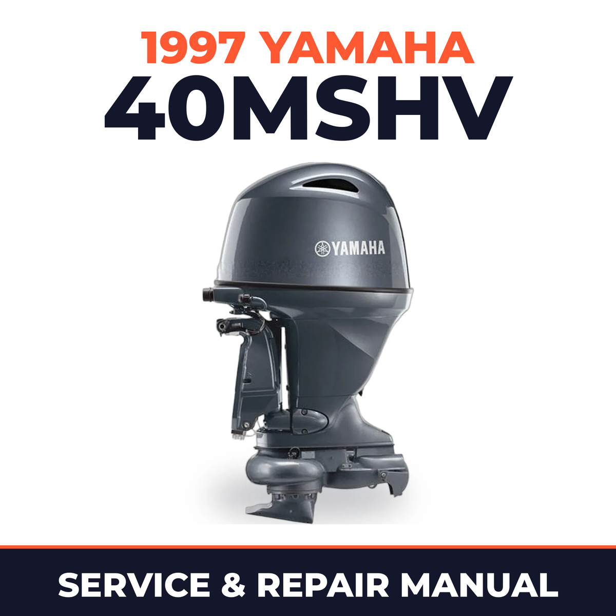 1997 Yamaha 40MSHV 2 stroke Service and Repair Manual