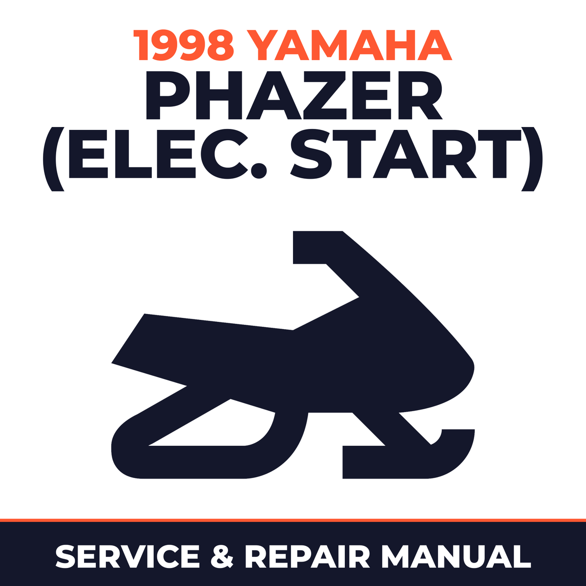 1998 Yamaha Phazer (Elec. Start) Service and Repair Manual - snowmobile workshop manual cover