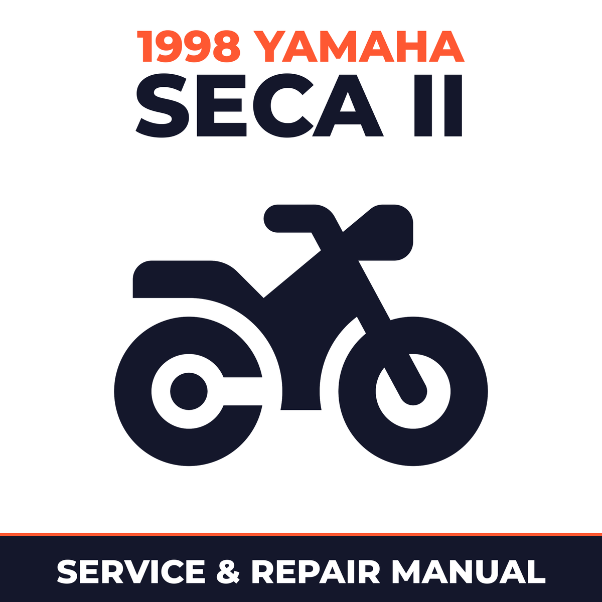 1998 Yamaha SECA II Service and Repair Manual - motorcycle workshop manual cover
