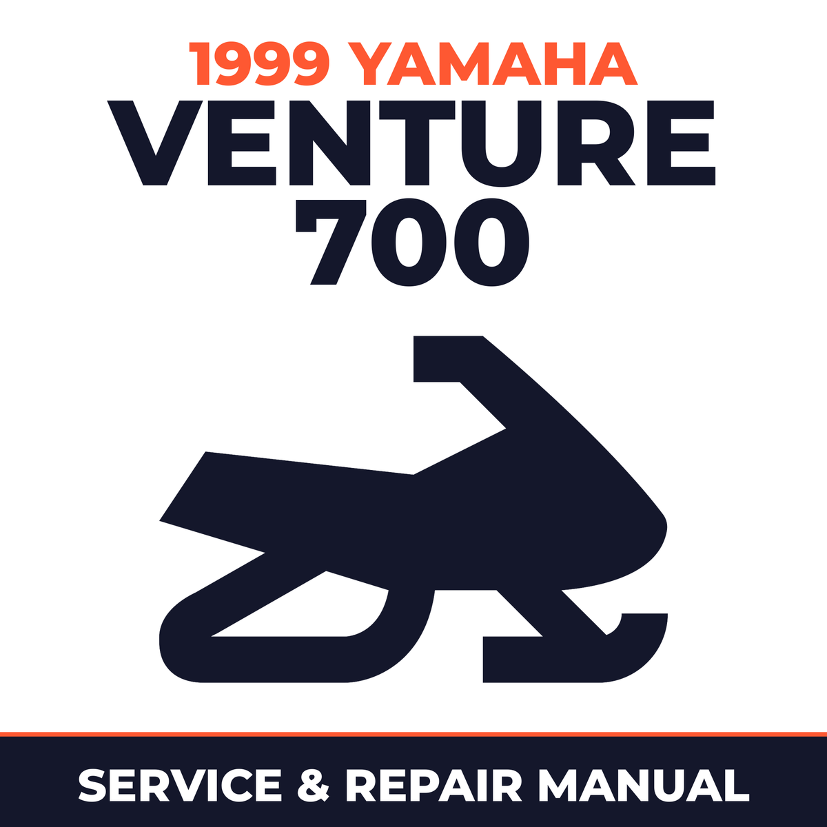 1999 Yamaha VENTURE 700 Service and Repair Manual - snowmobile workshop manual cover