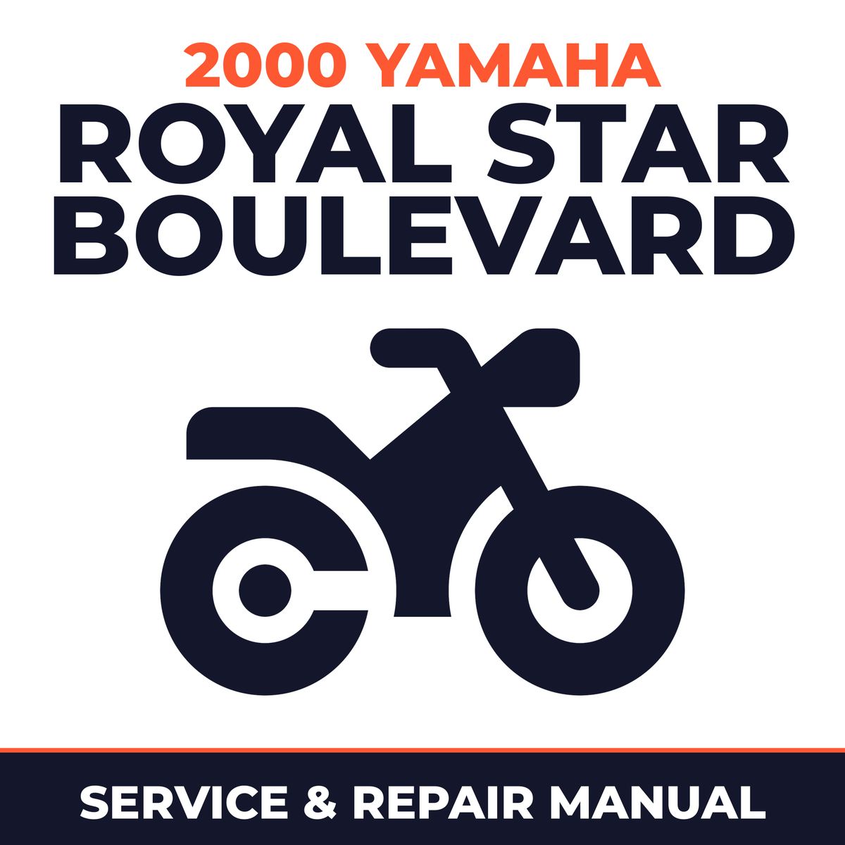 2000 Yamaha ROYAL STAR BOULEVARD Service and Repair Manual - motorcycle workshop manual cover