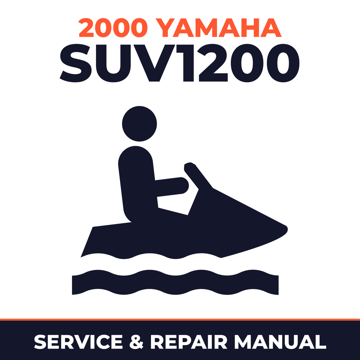 2000 Yamaha SUV1200 Service and Repair Manual - personal watercraft workshop manual cover