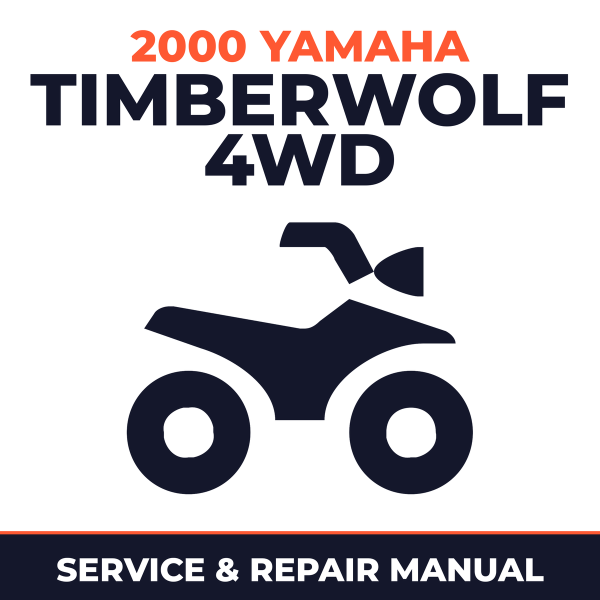 2000 Yamaha TIMBERWOLF 4WD Service and Repair Manual - ATV workshop manual cover