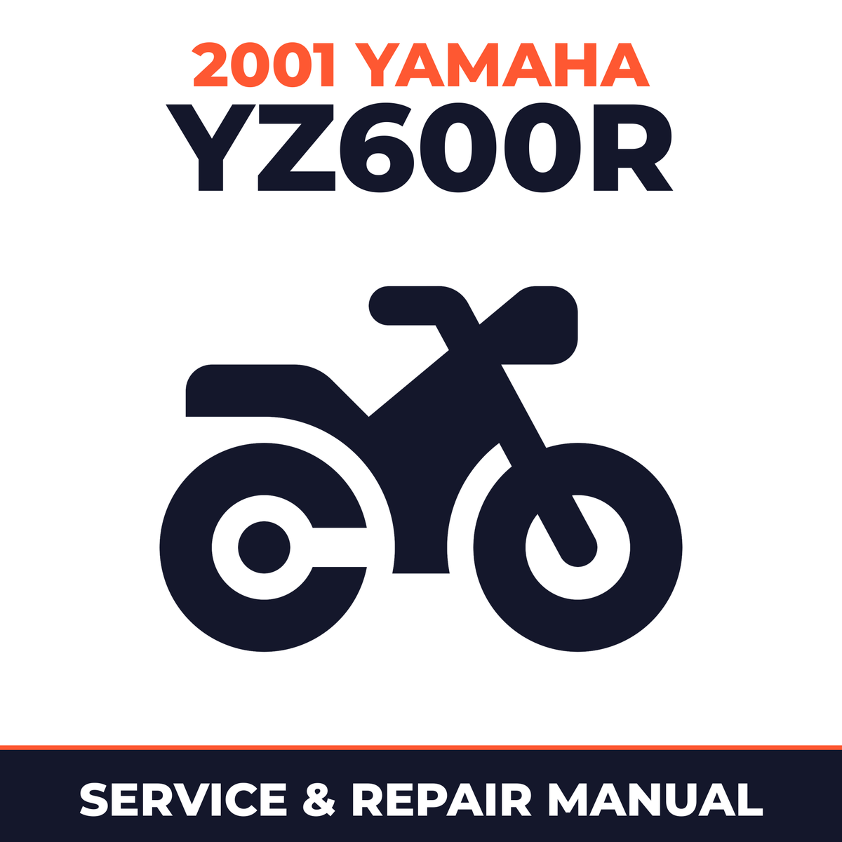 2001 Yamaha YZ600R Service and Repair Manual - motorcycle workshop manual cover