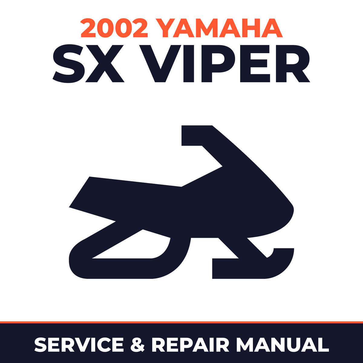 2002 Yamaha SX Viper Service and Repair Manual - snowmobile workshop manual cover
