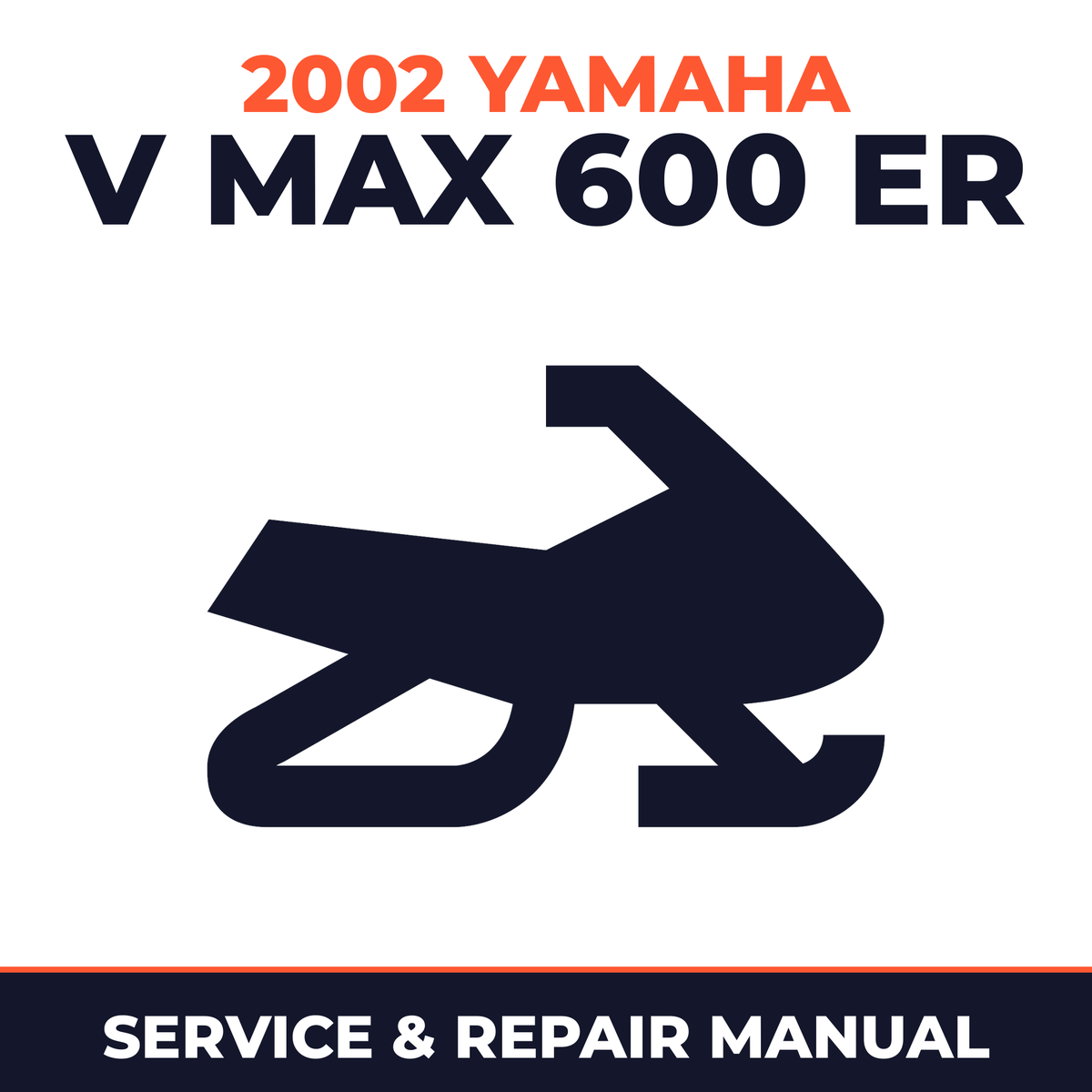 2002 Yamaha V Max 600 ER Service and Repair Manual - snowmobile workshop manual cover