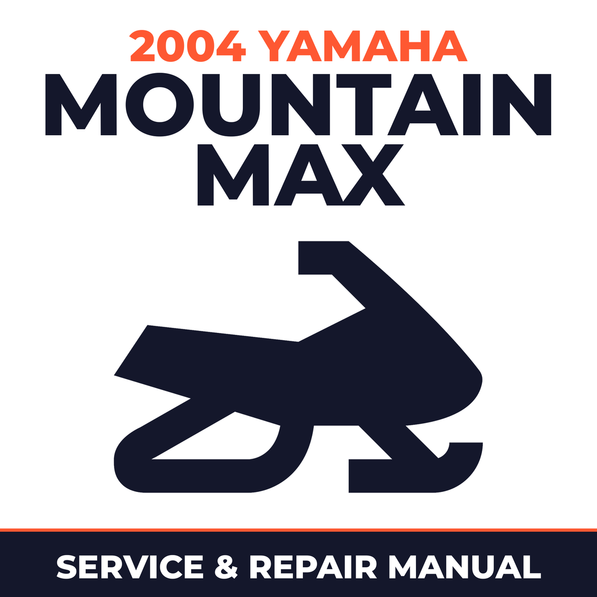 2004 Yamaha MOUNTAIN MAX Service and Repair Manual - snowmobile workshop manual cover