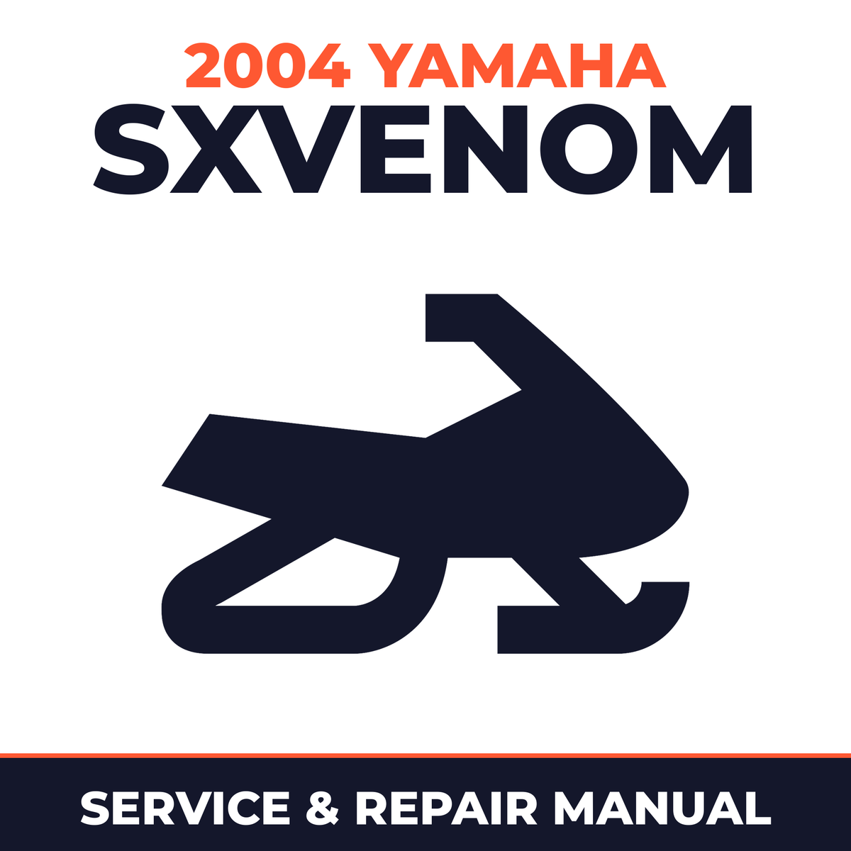 2004 Yamaha SXVENOM Service and Repair Manual - snowmobile workshop manual cover