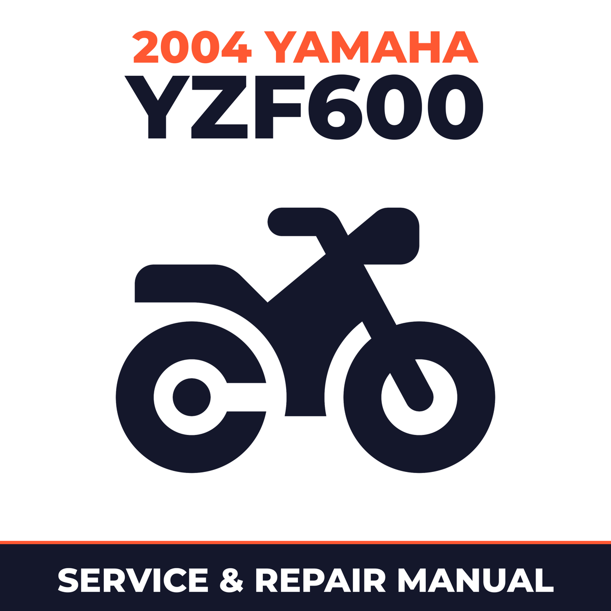 2004 Yamaha YZF600 Service and Repair Manual - motorcycle workshop manual cover