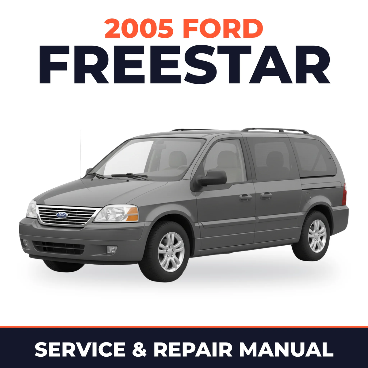 2005 Ford Freestar service and repair manual cover with vehicle photo