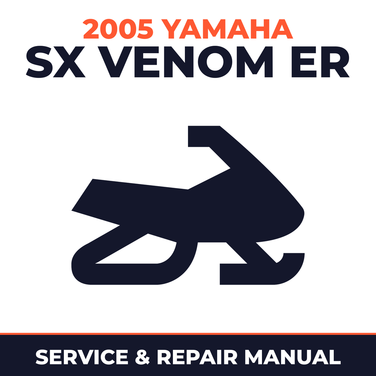 2005 Yamaha SX Venom ER Service and Repair Manual - snowmobile workshop manual cover