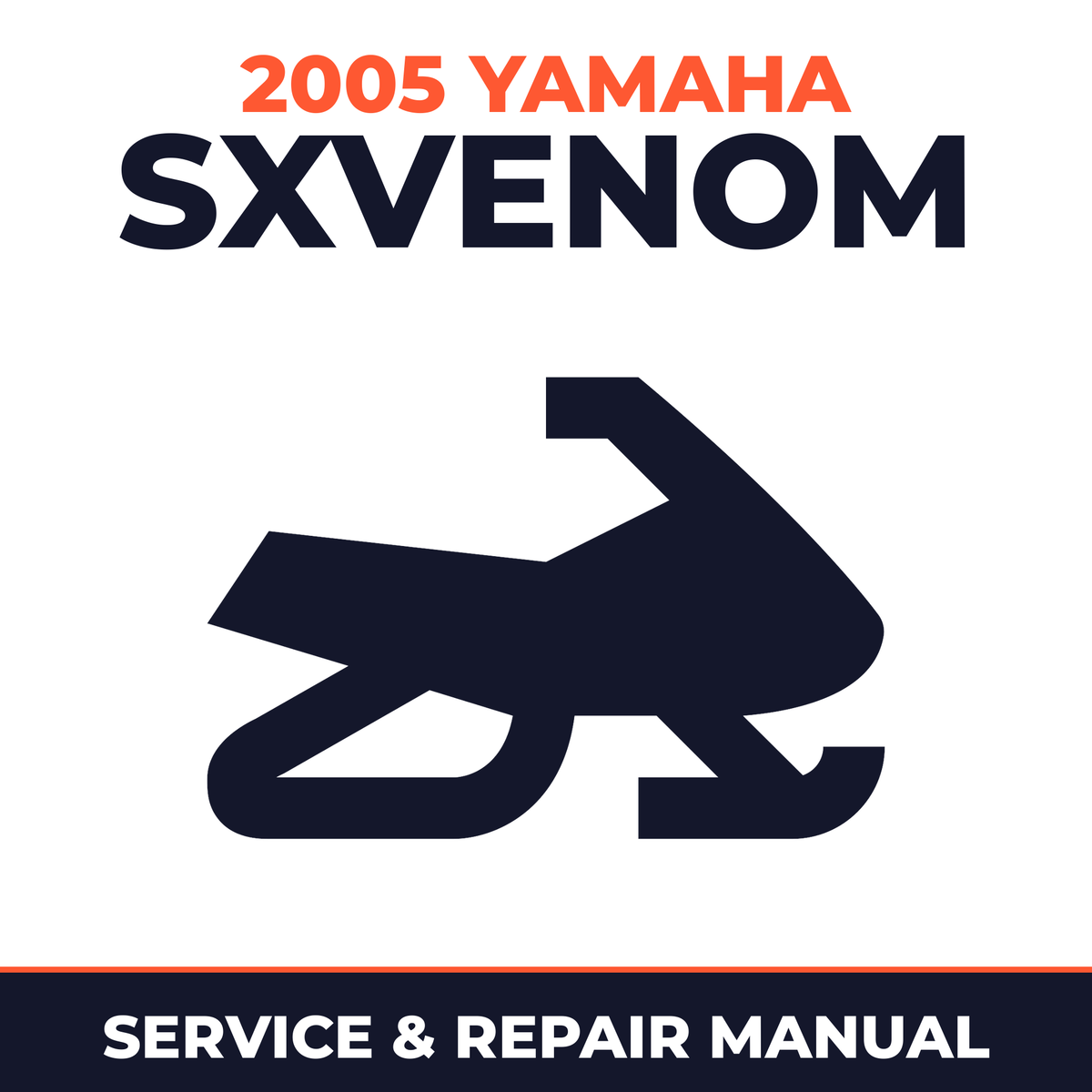 2005 Yamaha SXVENOM Service and Repair Manual - snowmobile workshop manual cover