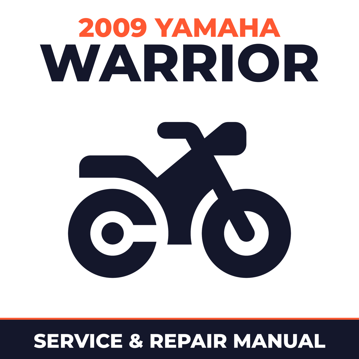 2009 Yamaha WARRIOR Service and Repair Manual - motorcycle workshop manual cover